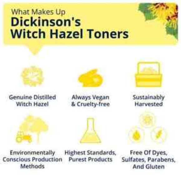 Dickinsons Micellar Witch Hazel Makeup Remover GENTLE ALOE REFINES TRAVEL 3.3 OZ - Picture 2 of 3